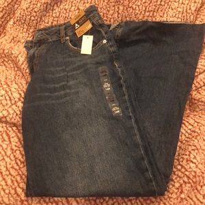Aero super high rise wide leg jeans